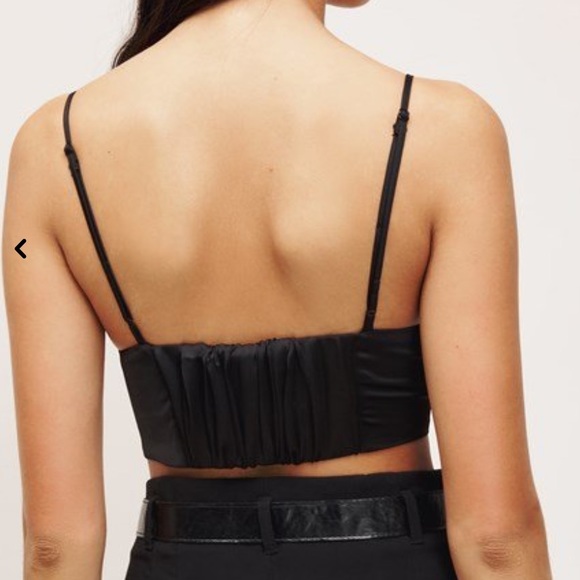 Satin Bustier Blouse - Picture 4 of 4